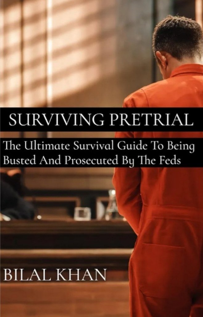Surviving Pretrial book cover by Bilal Khan